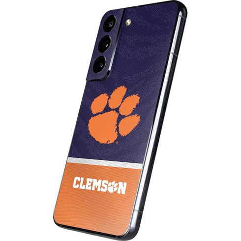 Clemson University Paw Logo Galaxy S22 Plus Skin
